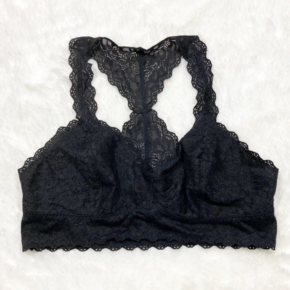 Felina Other - Felina Lingerie Lace Racerback Bralette in Black
Size XL